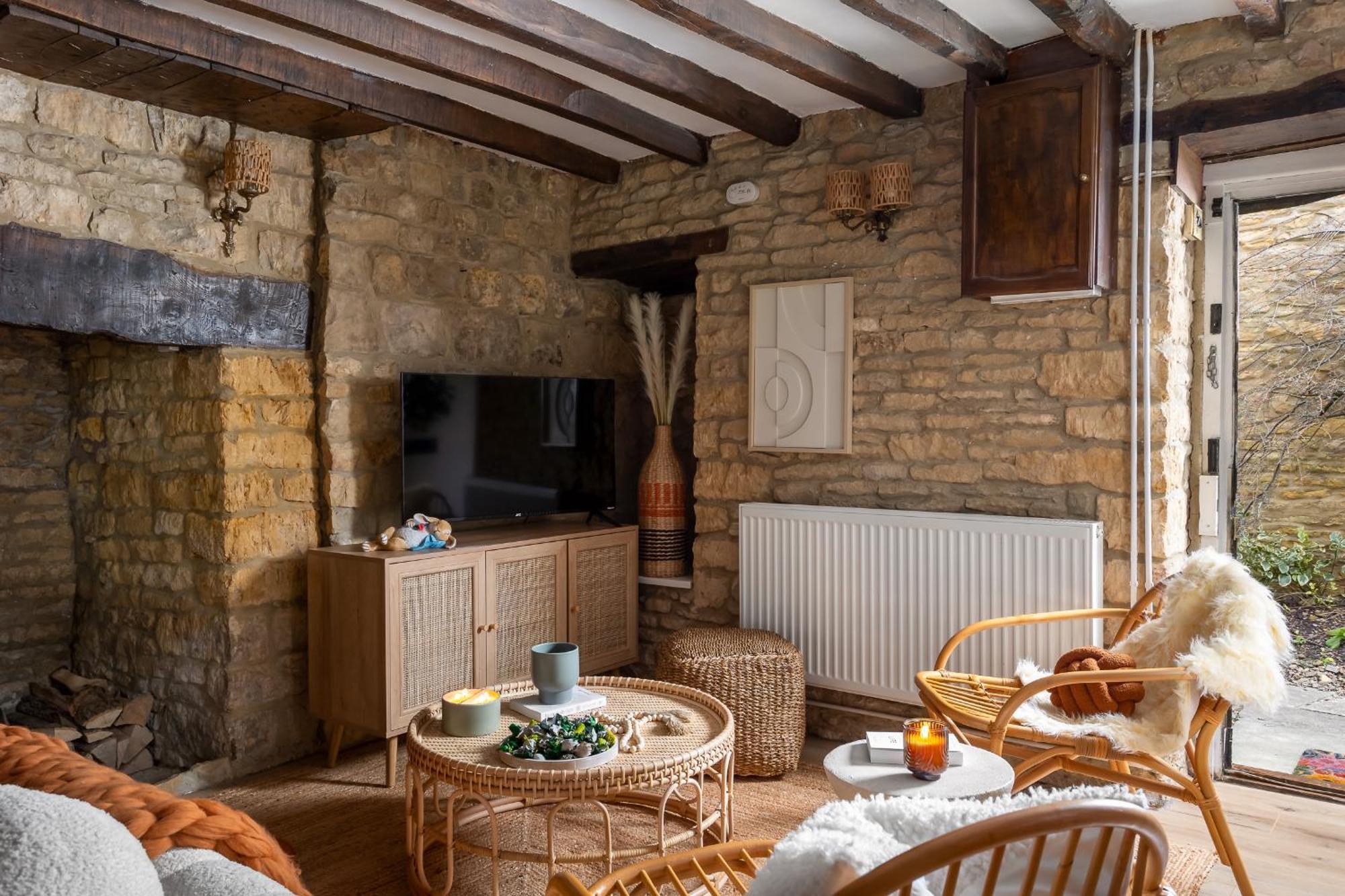 Bourton Scandi Chic Authentic Cottage Exterior foto