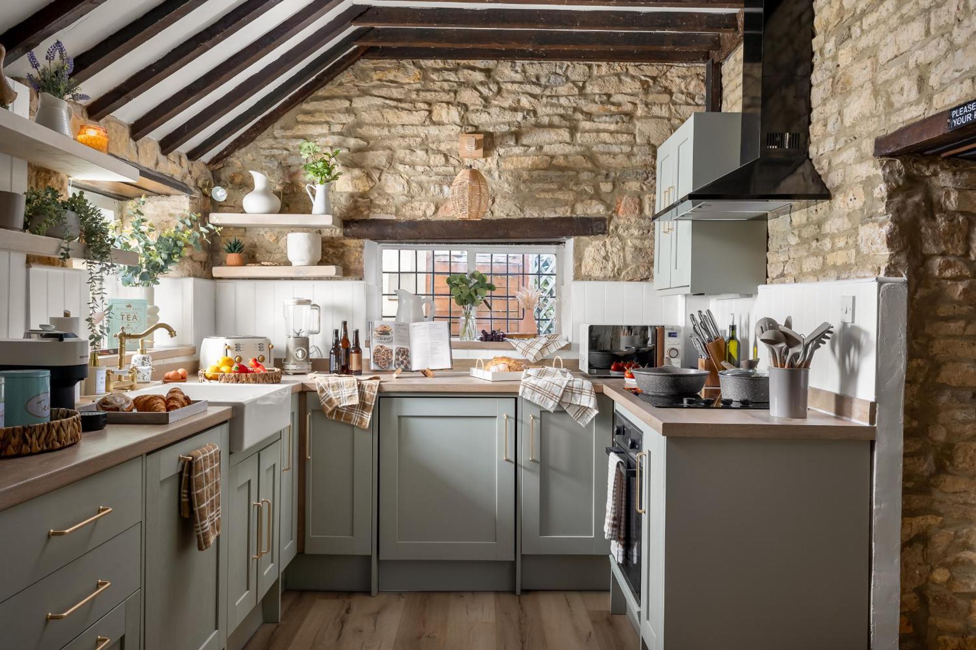 Bourton Scandi Chic Authentic Cottage Exterior foto