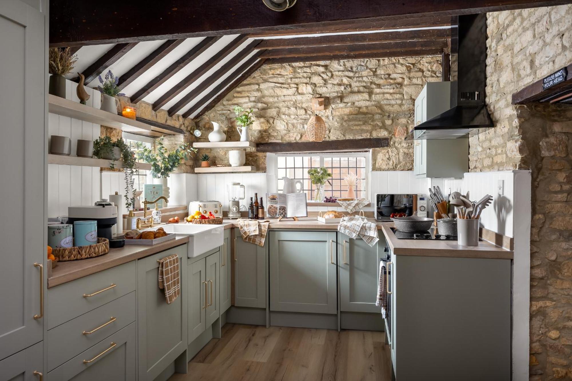 Bourton Scandi Chic Authentic Cottage Exterior foto